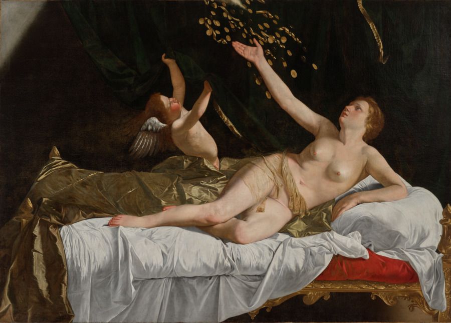 Danaë by Orazio Gentileschi