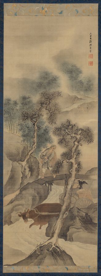 Farmer Returning Home in Autumn by Yosa Buson
