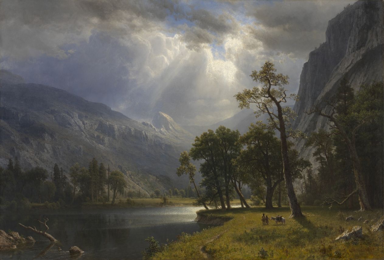 Mount Starr King, Yosemite by Albert Bierstadt