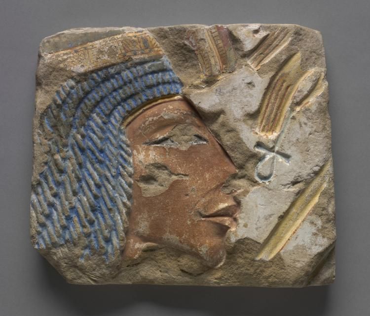 Talatat: Portrait of Nefertiti by Unknown maker (Egypt)