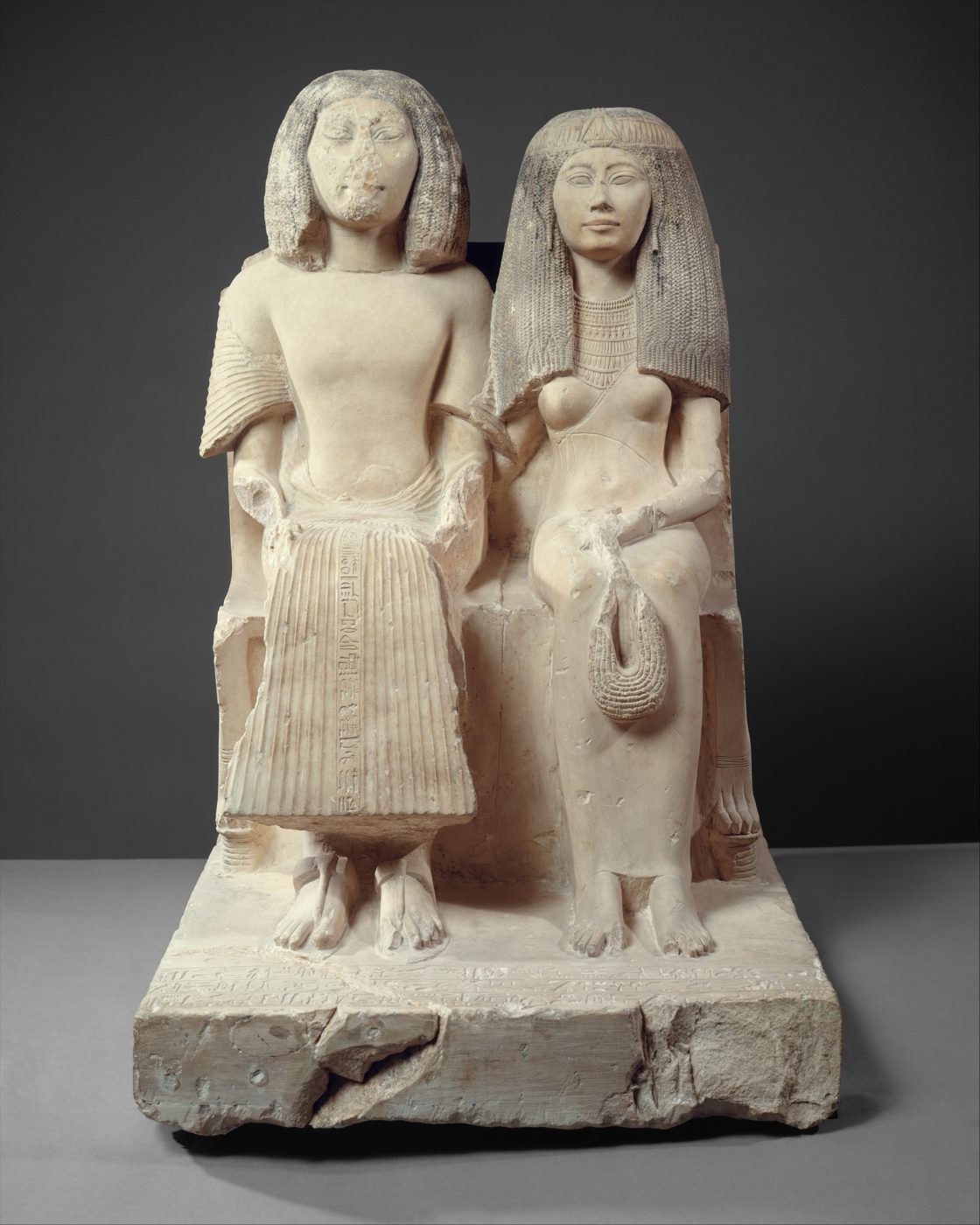 Yuny and His Wife Renenutet by Unknown artist (ancient Egypt)